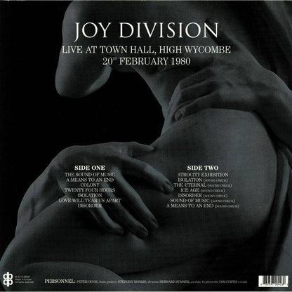 JOY DIVISION – Live At Town Hall, High Wycombe 2/20/80 LP