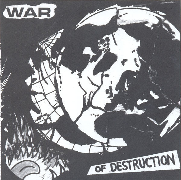 WAR OF DESTRUCTION – S/T 7" (red transparent vinyl)