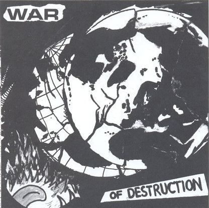 WAR OF DESTRUCTION – S/T 7" (red transparent vinyl)