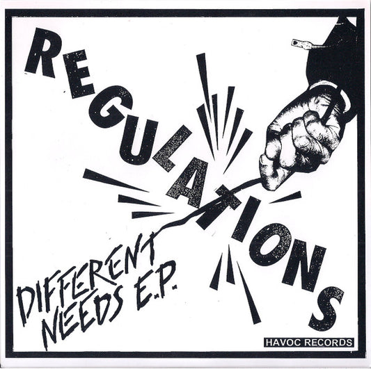REGULATIONS – Different Needs E.P. 7"
