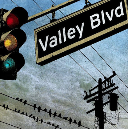 MAD PARADE / STEPS / CHAINSAW POP – Valley Blvd LP (orange swirl vinyl)