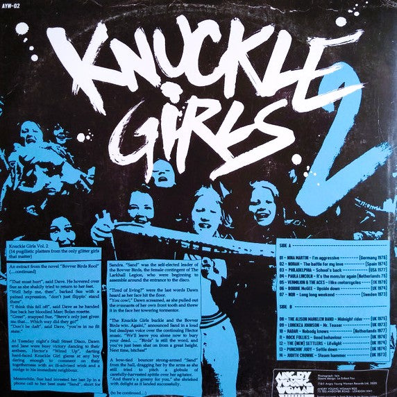V/A – Knuckle Girls Vol. 2 • 14 Pugilistic Platters From The Only Glitter Girls That Matter LP