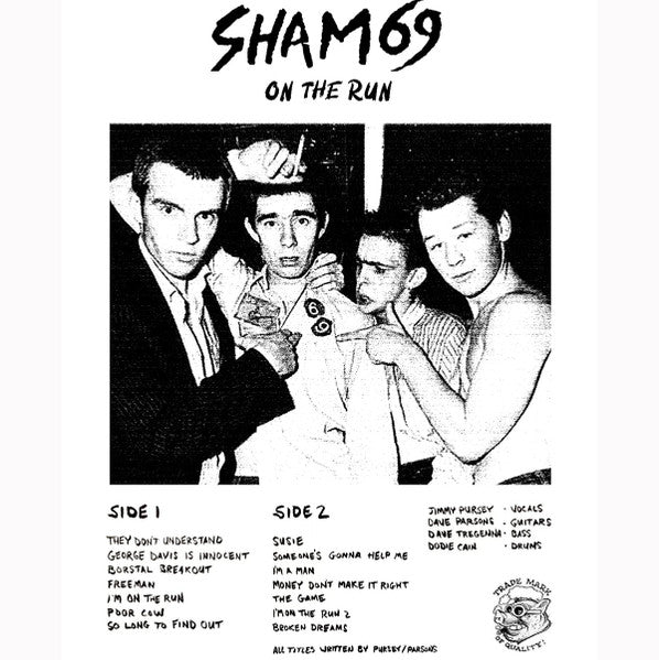 SHAM 69 – On The Run LP