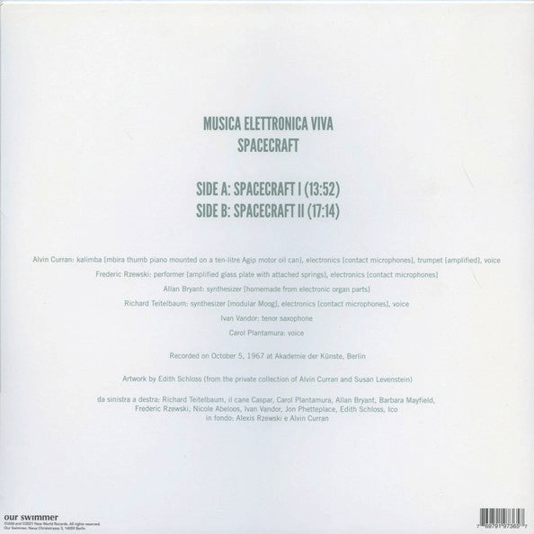 MUSICA ELETTRONCA VIVA – Spacecraft LP (green vinyl)