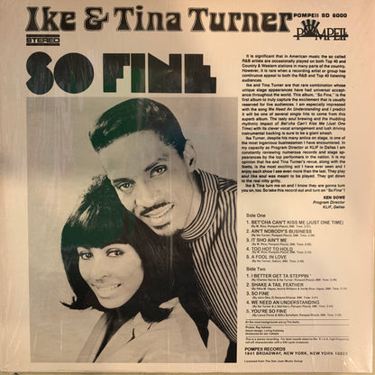 IKE & TINA TURNER – So Fine LP (purple splatter vinyl)