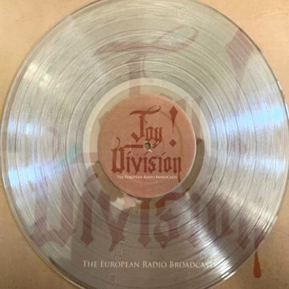 JOY DIVISION – The European Radio Broadcasts LP (clear vinyl)