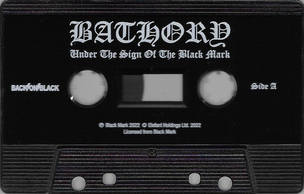 BATHORY – Under The Sign Of The Black Mark Cassette