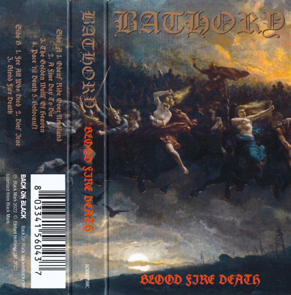 BATHORY – Blood Fire Death Cassette