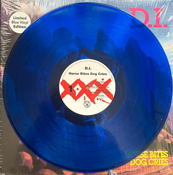 D.I. – Horse Bites, Dog Cries LP (blue vinyl)