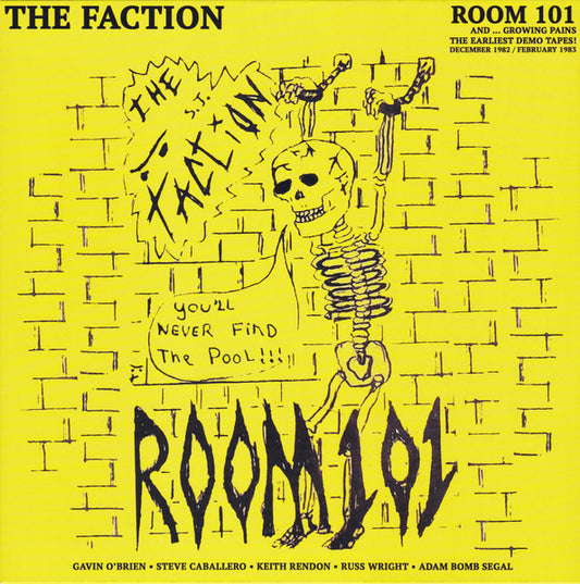 FACTION – Room 101 (And ... Growing Pains The Earliest Demo Tapes! December 1982 / February 1983) LP (orange vinyl)