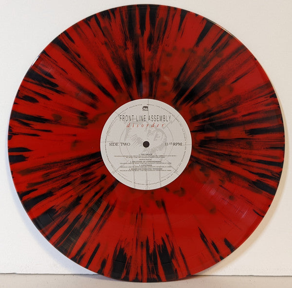 FRONT LINE ASSEMBLY – Disorder LP (red/black splatter vinyl)