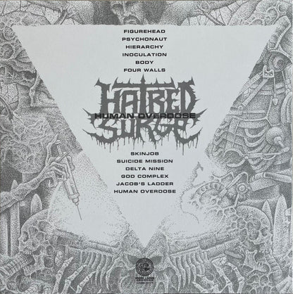 HATRED SURGE – Human Overdose LP (yellow translucent vinyl)
