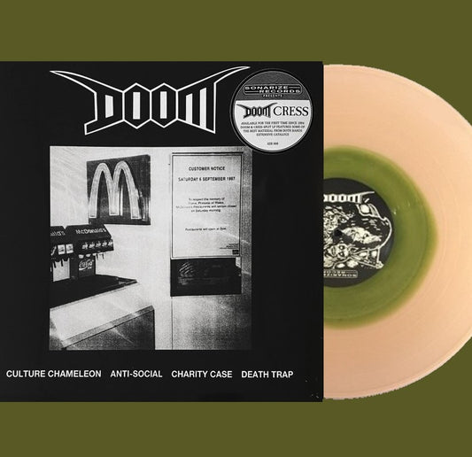 DOOM / CRESS – Split LP (swamp green vinyl)