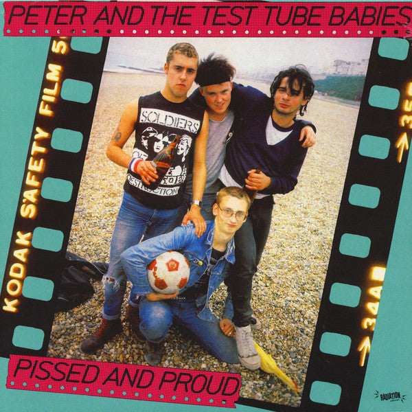 PETER & THE TEST TUBE BABIES – Pissed And Proud LP (blue vinyl)