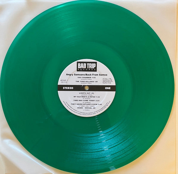 ANGRY SAMOANS – Back From Samoa LP (green vinyl)
