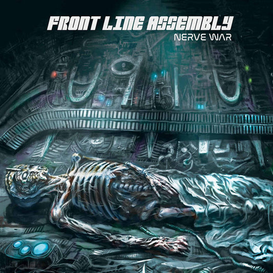 FRONT LINE ASSEMBLY – Nerve War 2xLP (blue splatter vinyl)