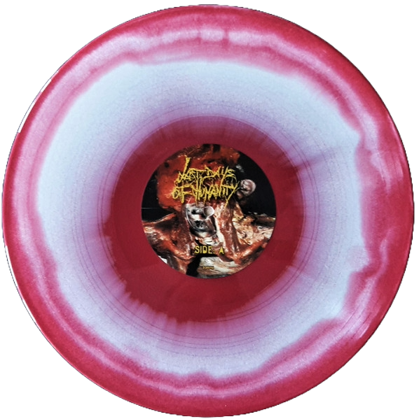 LAST DAYS OF HUMANITY – The Sound Of Rancid Juices Sloshing Around Your Coffin LP (blood/bone swirl vinyl)