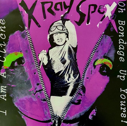 X-RAY SPEX – Oh Bondage Up Yours! 7" (blue vinyl)