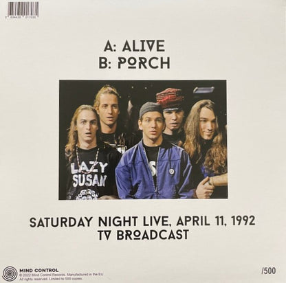 PEARL JAM – Saturday Night Live 4/11/1992 7"
