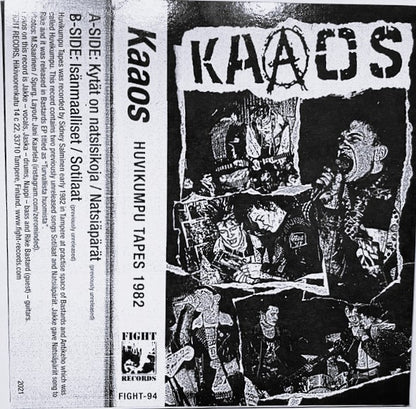 KAAOS – Huvikumpu Tapes 1982 EP 7" (green vinyl)