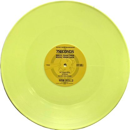 7 SECONDS – Walk Together Rock Together LP (yellow vinyl)