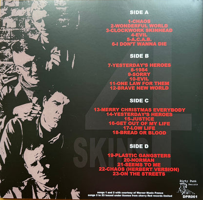 4 SKINS – Singles & Rarities 2xLP