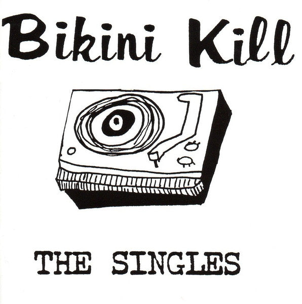 BIKINI KILL – The Singles LP (clear blue vinyl)