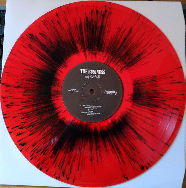 BUSINESS – Keep The Faith LP (red splatter vinyl)