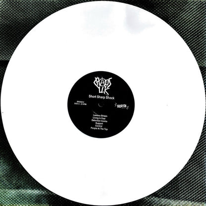 CHAOS U.K. – Short Sharp Shock LP (white vinyl)