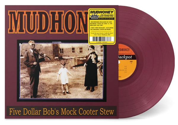 MUDHONEY – Five Dollar Bob's Mock Cooter Stew LP (dark red vinyl)