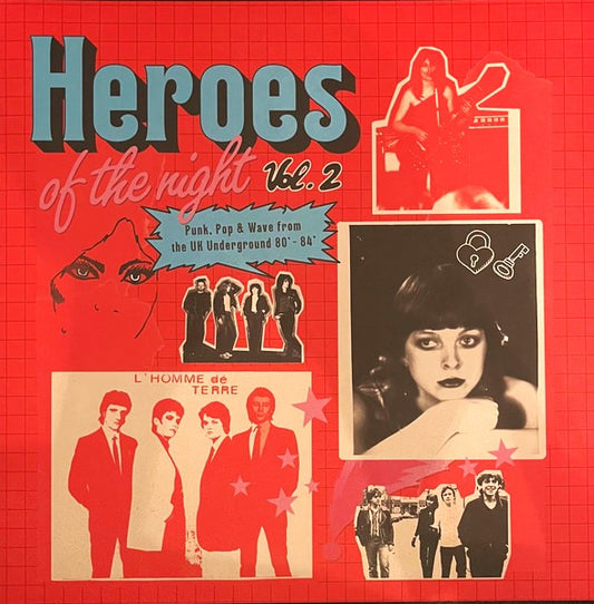 V/A – Heroes Of The Night Vol. 2: Punk, Pop & Wave From The UK Underground 80-84 LP
