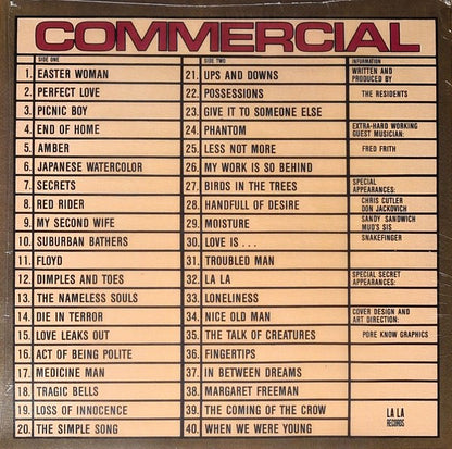 RESIDENTS – Commercial Album LP