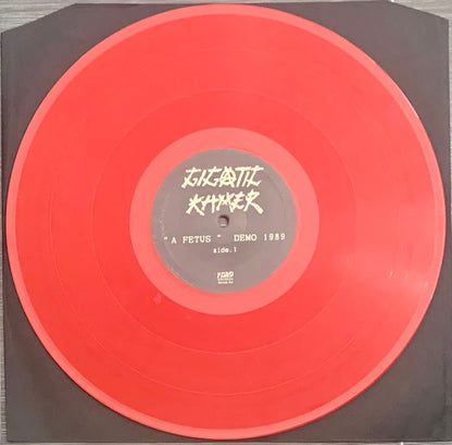 GIGATIC KHMER – "A Fetus" Demo 1989 LP (red vinyl)