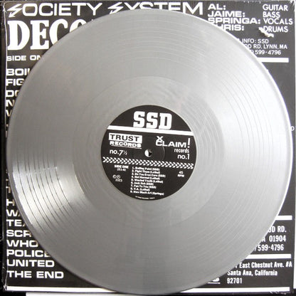 SS DECONTROL – The Kids Will Have Their Say LP (gray vinyl)