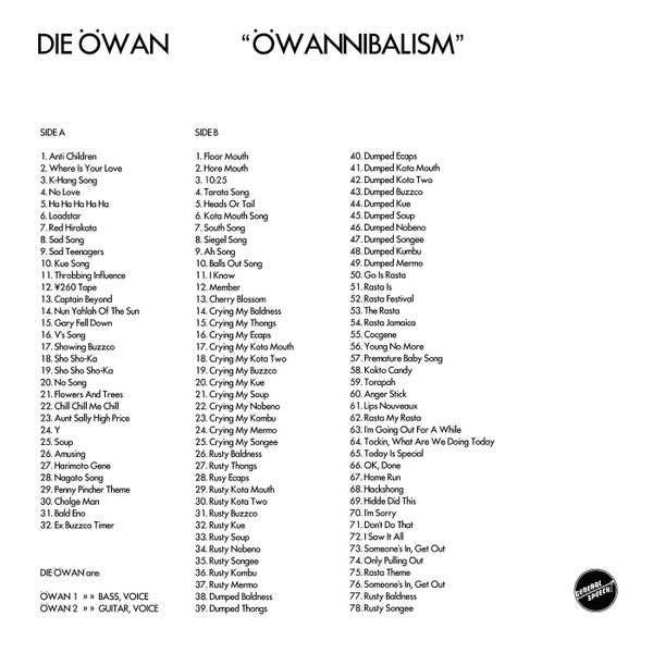 DIE ÖWAN – Öwannibalism LP