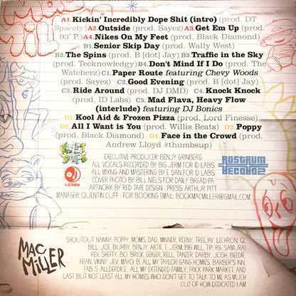 MAC MILLER – K.I.D.S. 2xLP (color vinyl)