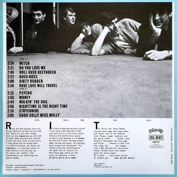 SONICS – Here Are The Sonics!!! LP