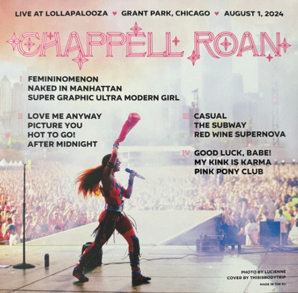CHAPPELL ROAN – Live At Lollapalooza 2024 2xLP (color vinyl)