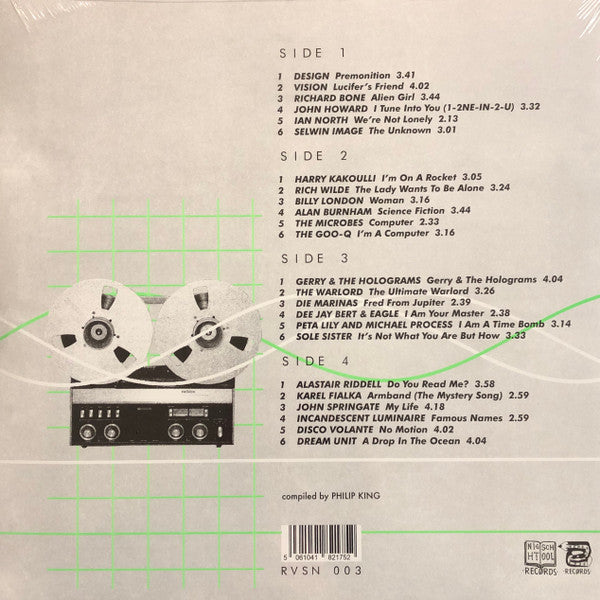 V/A – All The Young Droids • Junkshop Synth Pop 1978-1985 2xLP (green vinyl)
