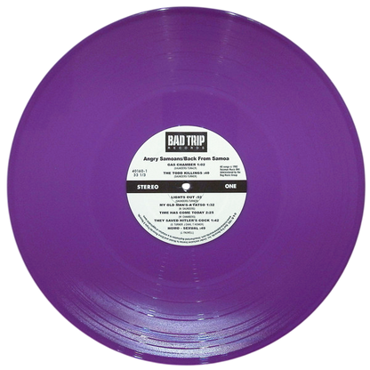 ANGRY SAMOANS – Back From Samoa LP (violet vinyl)
