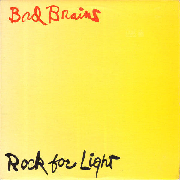 BAD BRAINS – Rock For Light LP
