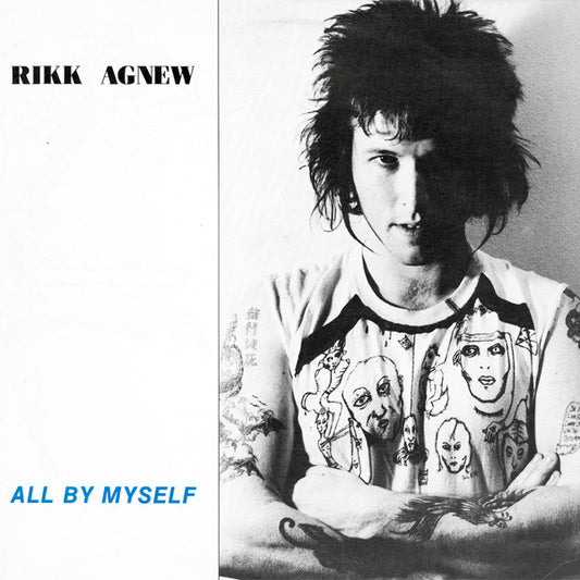 RIKK AGNEW – All By Myself LP (clear vinyl)