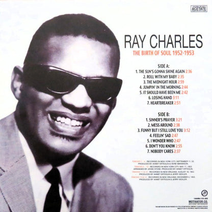 RAY CHARLES – The Birth Of Soul • 1952-1953 LP (orange vinyl)