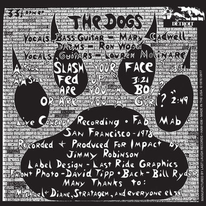 DOGS – Slash Your Face 7"