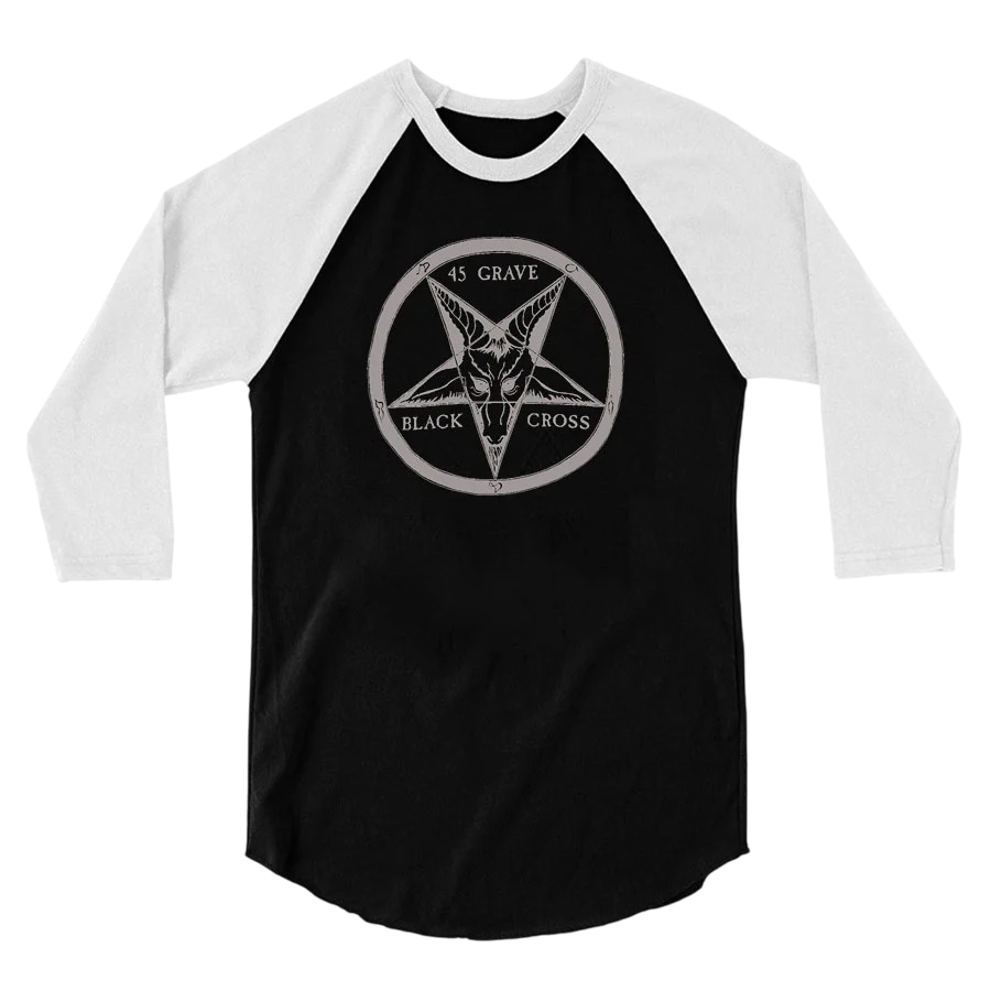 45 GRAVE | Black Cross Raglan
