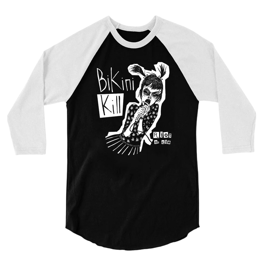 BIKINI KILL | Riot Or Die Raglan