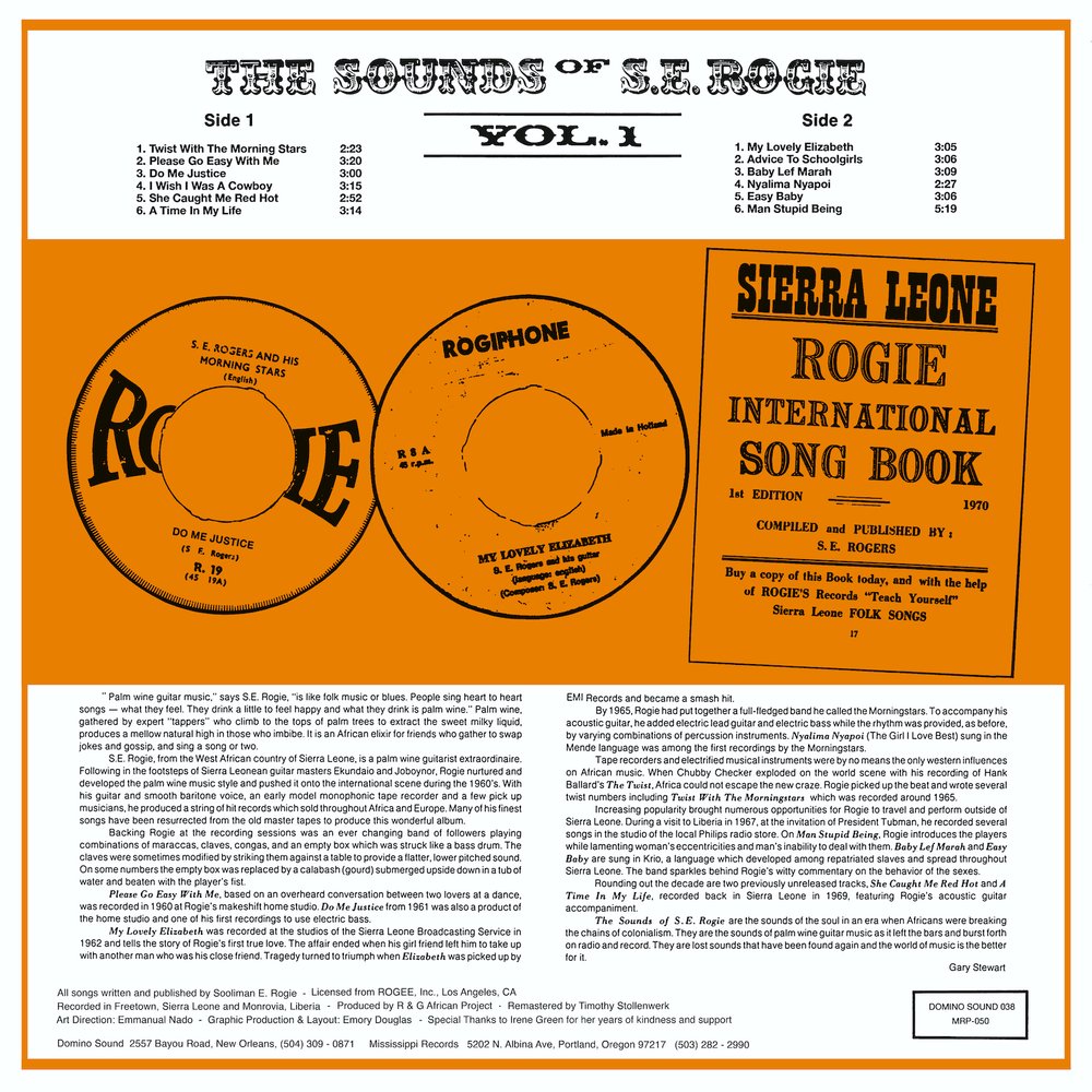 S.E. ROGIE – The Sounds Of S. E. Rogie Vol. 1 LP