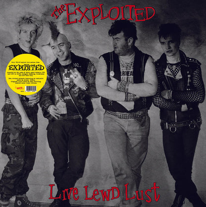 EXPLOITED – Live Lewd Lust LP (color vinyl)