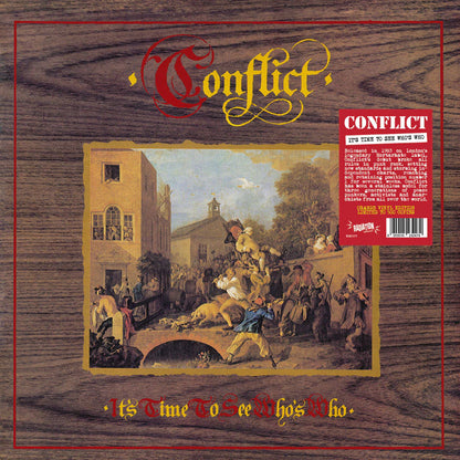 CONFLICT – It's Time To See Who's Who LP (orange vinyl)