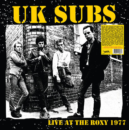 U.K. SUBS – Live At The Roxy 1977 LP (yellow vinyl)